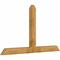 Ekena Millwork Portland Rough Sawn Timber Gable Bracket, Western Red Cedar, 84"W x 49"H x 4"D x 6"F, 14/12 Pitch GBW084X49X0406POR00RWR - alternate 2
